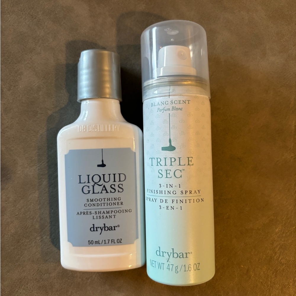 Drybar Liquid Glass Conditioner and Triple Sec Spray